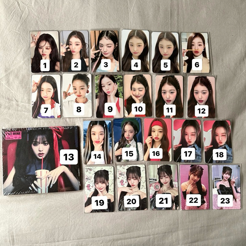 [ READY STOCK ] photocard ive after like i’ve ive mine baddie i am wonyoung wony dicon 2024 pob doub