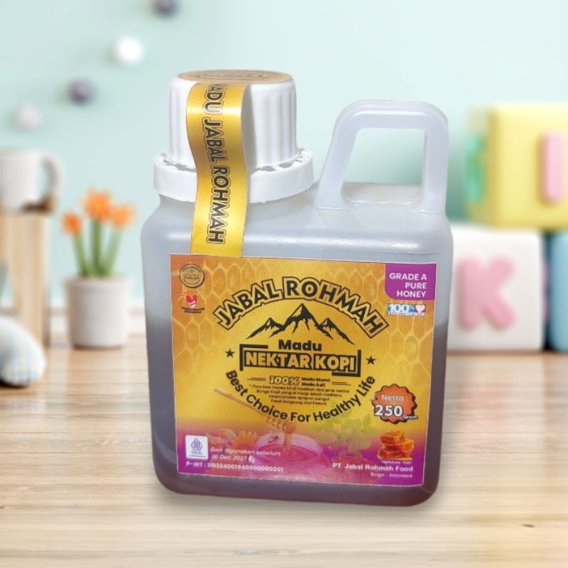 

Madu Nektar Kopi Jabal Rohmah Murni Asli 250gram Grade A 100% Alami Natural Pure Raw Honey