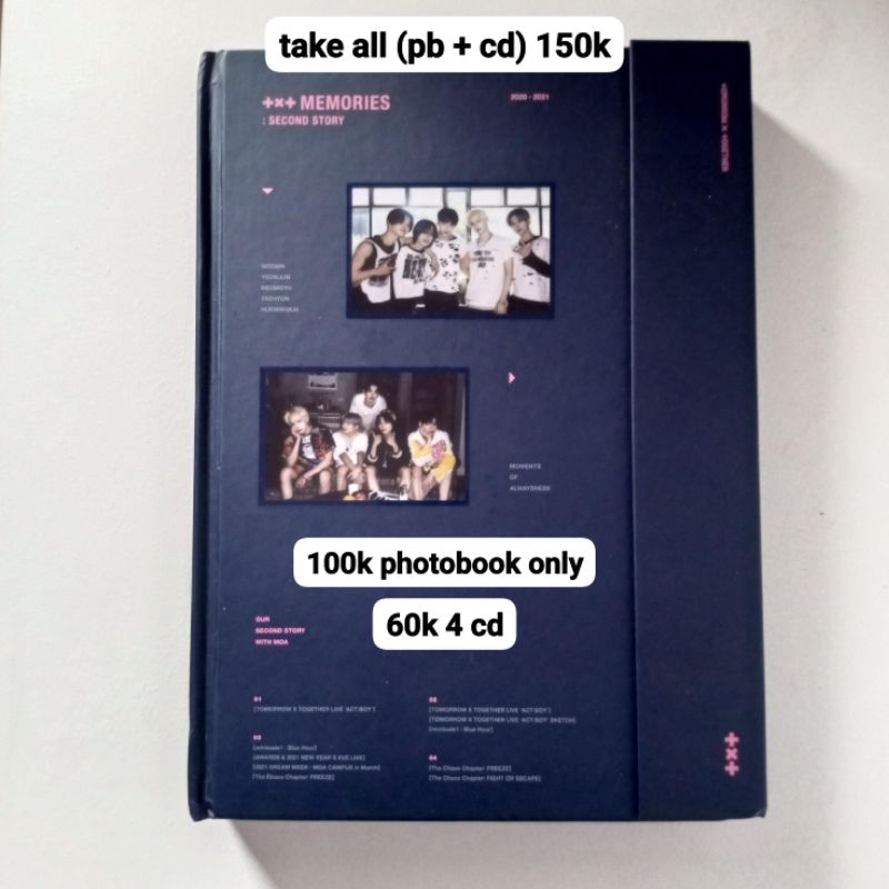 2nd memories txt photobook dan cd