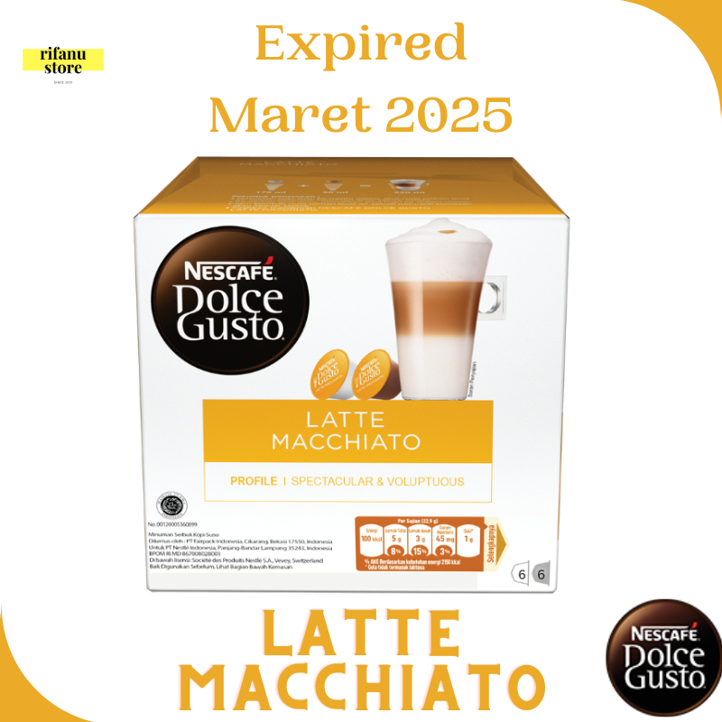 

Nescafe Dolce Gusto Latte Macchiato Capsule NDG 1 Box Original