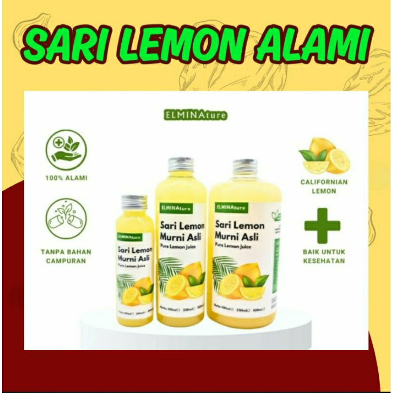 

SARI LEMON ASLI ELMINATure