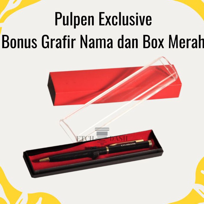 

MURAH MERIAH Pulpen Exclusive Free Grafir NamaLogo Box Pulpen Promosi