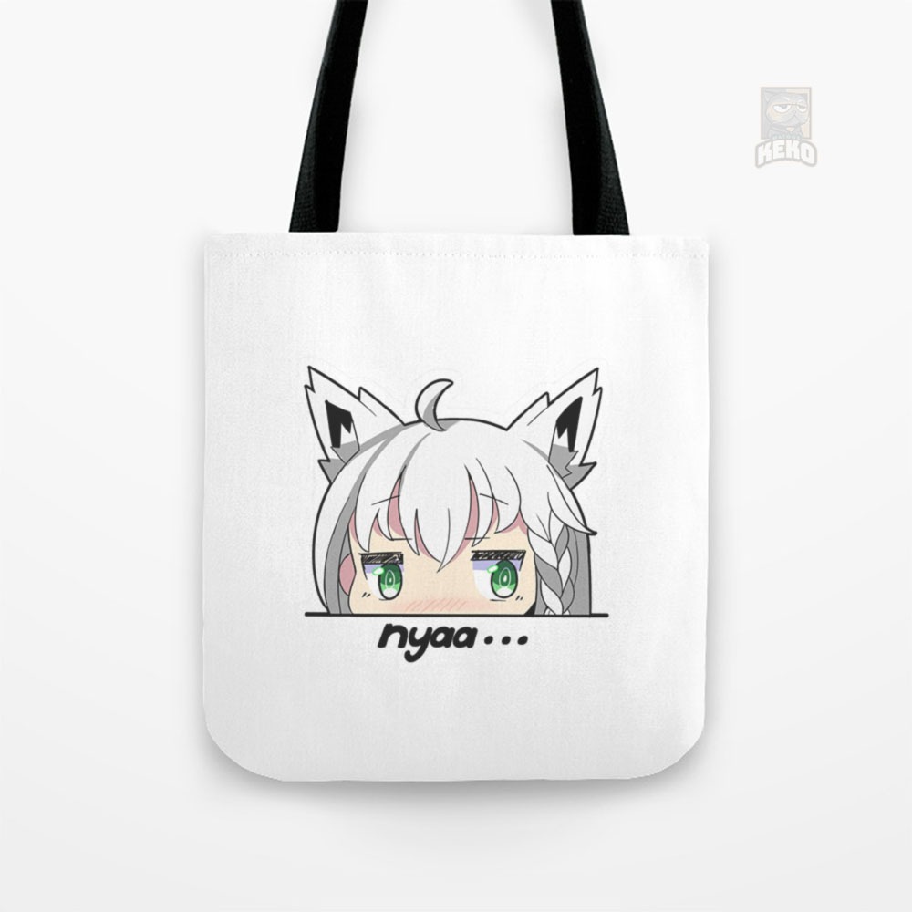 Tas Slempang | Tas Slempang | Tote Bag Kanvas | Hadiah | Hololive Shirakami Fubuki iPhone Case