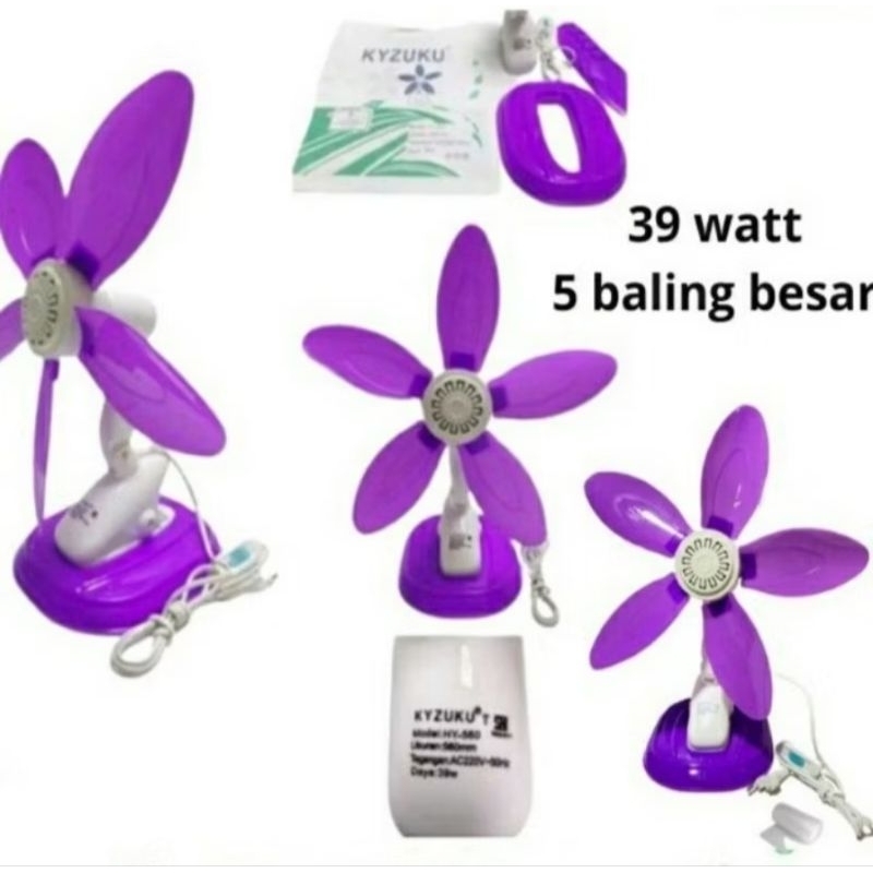 kipas Angin jepit Kyzuku 39w