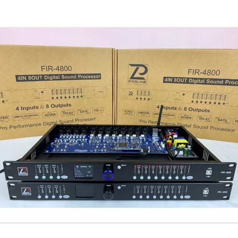 Dlms Pasline FIR 4800 Speaker Management Pasline Fir 4800 4 in 8 out Fir with wifi