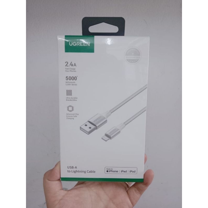 kabel charger iPhone ugreen MFI nylon