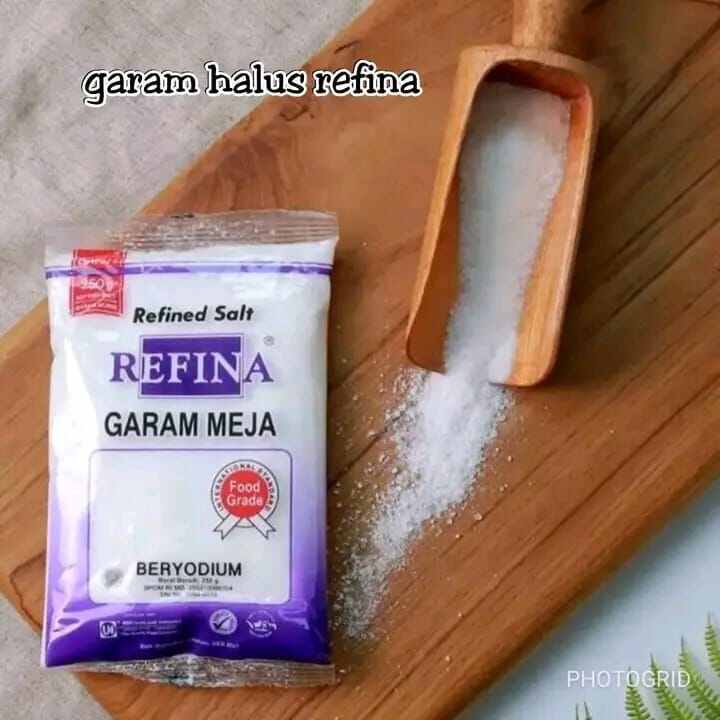 

Garam Refina 250gr Garam Meja Beryodium