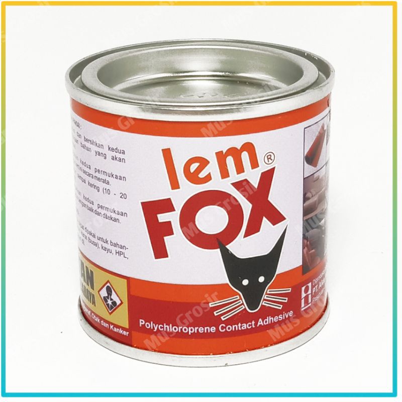 

Lem Fox Kuning Kaleng Kecil Lem Kayu 70 gr