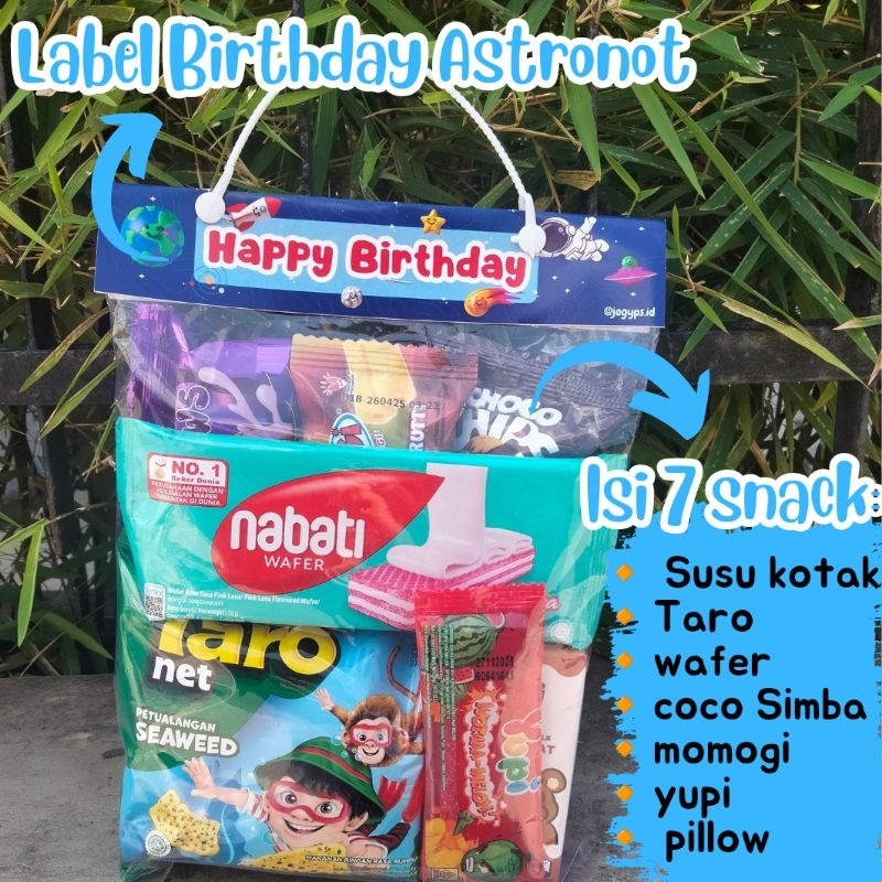 Snack Ulang Tahun Free Custom Label Stiker Hampers Ulang Tahun Gift Unik Murah