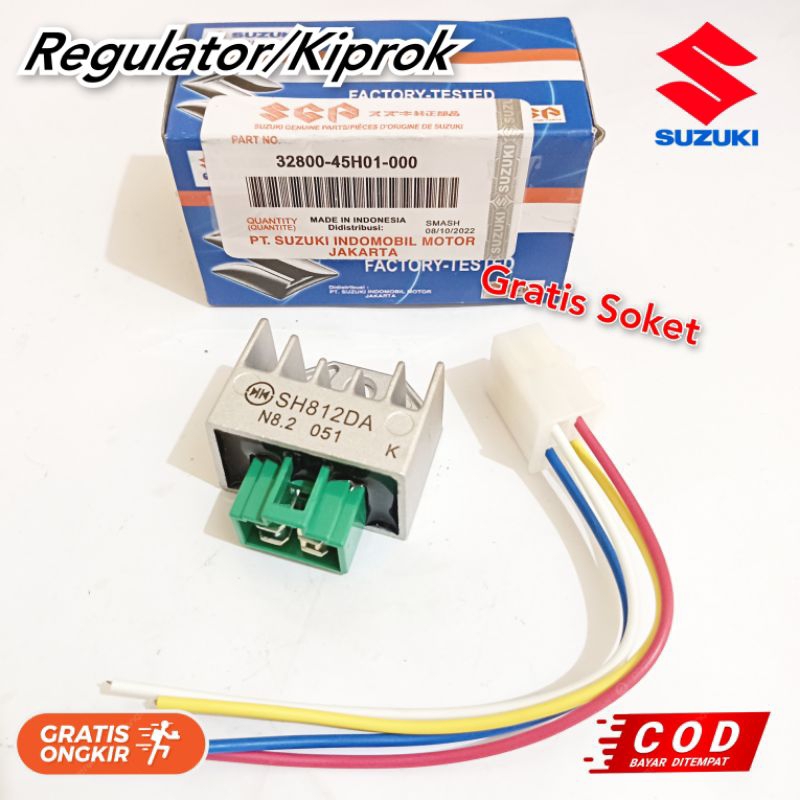Kiprok Regulator Smash Satria Fu 150 Shogun Free Soket
