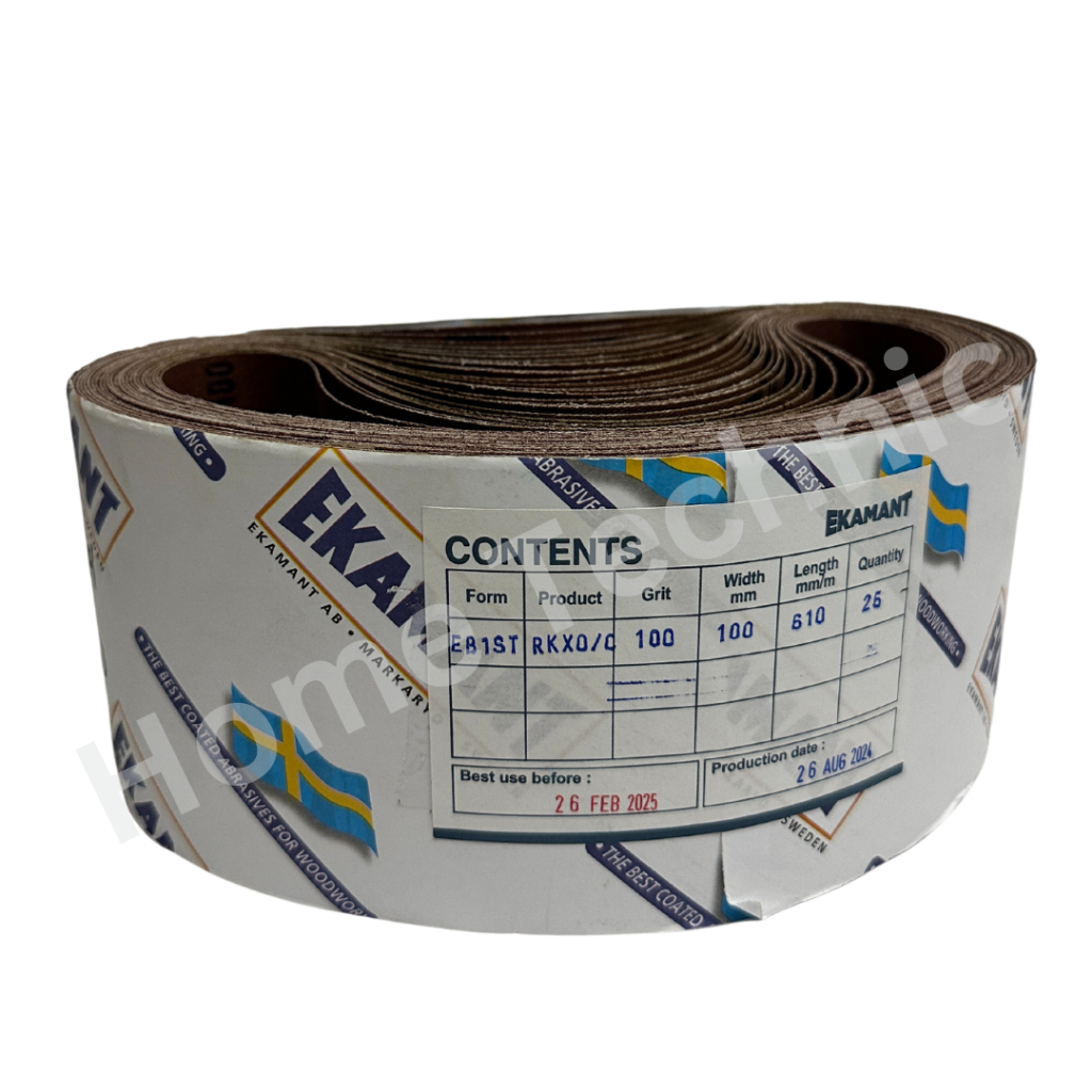 4"x24" #100 Amplas roll kain Kaku RKXO Ekamant / AMPLAS ROLL / AMPLAS BELT #100