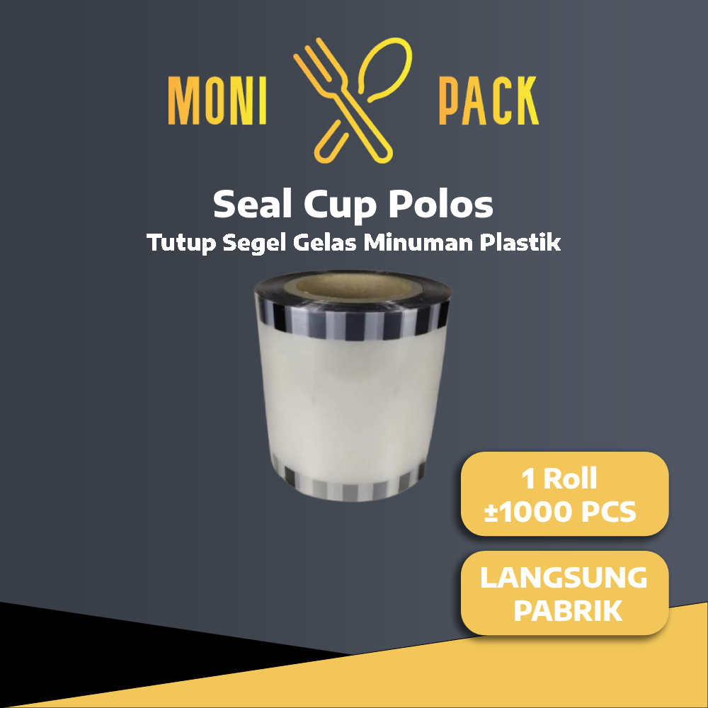 Lid Cup Sealer MOTIF & POLOS +/- 1000 | Seal Cup Gelas Plastik  | Sealer Cup Gelas