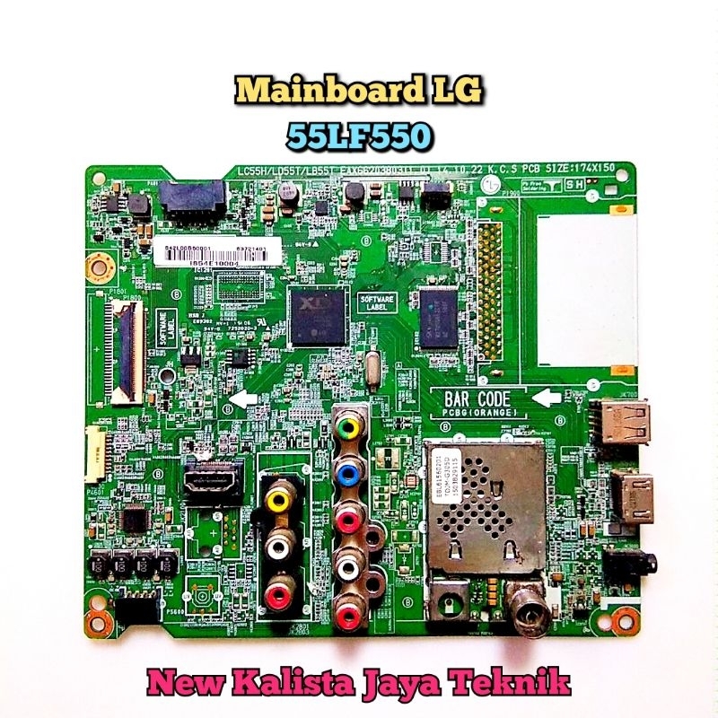 MAINBOARD TV LG 55LF550T ORIGINAL EAX66203803 MB LG 55LF550 MOTHERBOARD TV 55LF550T MB 55LF5500 MESI