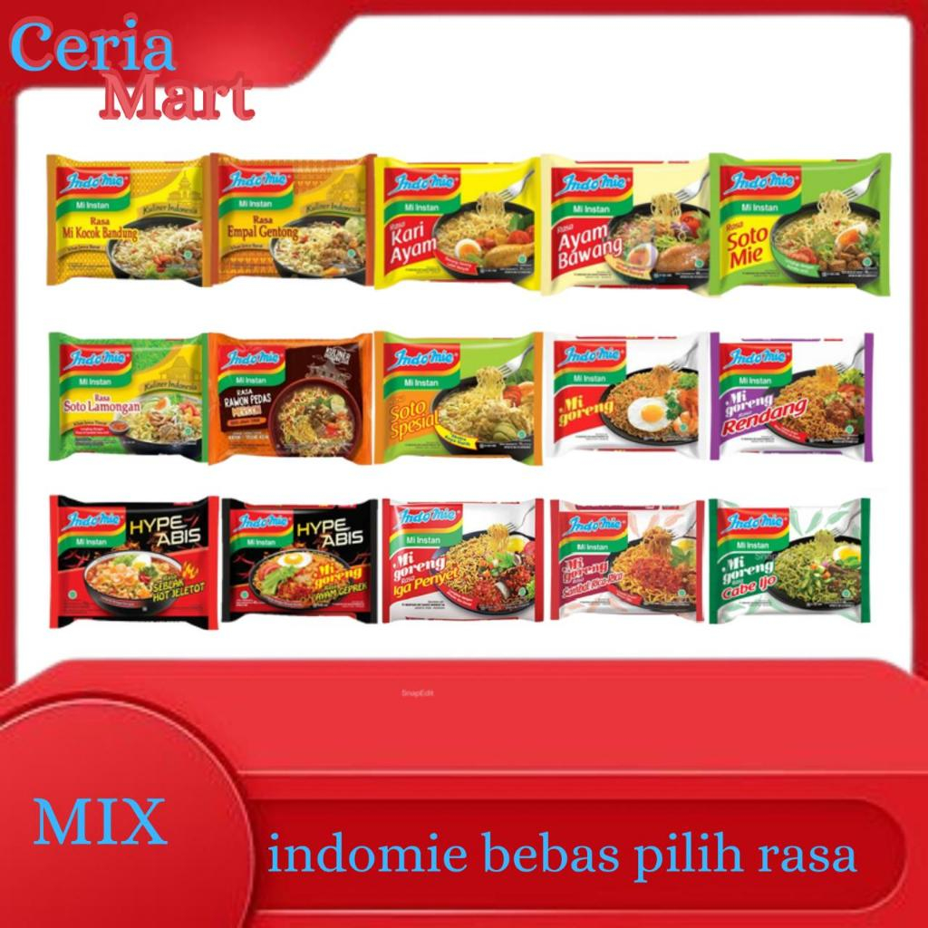 

5 PCS - INDOMIE / MIE GORENG / MIE KUAH ALL VARIAT / SEMUA RASA / PER 5PCS