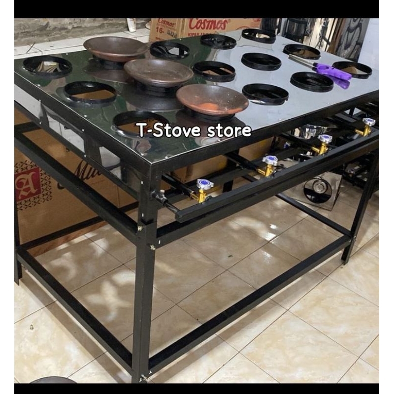 Kompor serabi solo / martabak mini 15 tungku custom