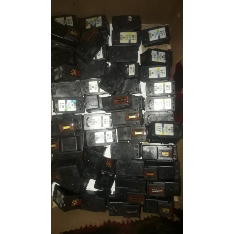 Cartridge Canon 810 & 811 Bekas