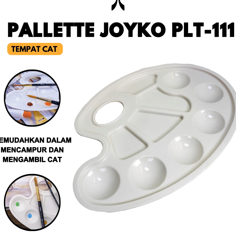 

CUCI GUDANG Palet Tempat Wadah Cat Lukis PLT 111 Palatte Original