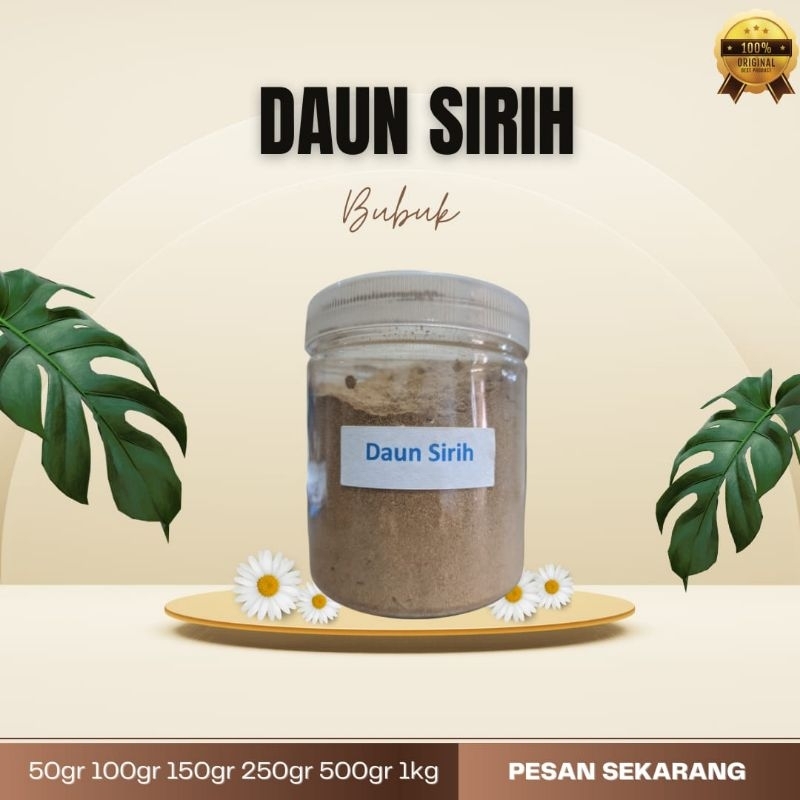 

Daun sirih bubuk isi 1kg powder