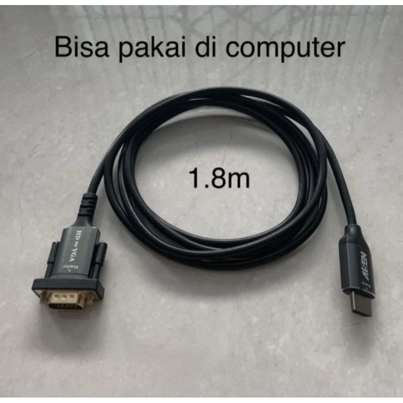 HDMI TO VGA 1,8 METER Converter Adapter AISEN/ HDMI To VGA 1,8 METER AISEN