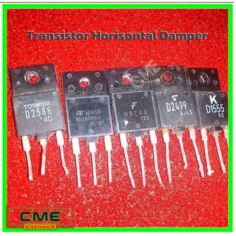 Transistor Horizontal Tv Cabutan / TR Horisontal Copotan D1555 D2499 D1651 D1877 D1878 MD1803