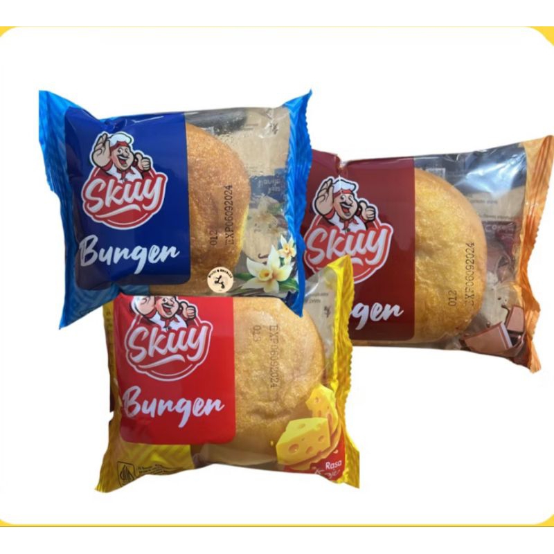 

Roti SKUY Burger per dus isi 60 pcs