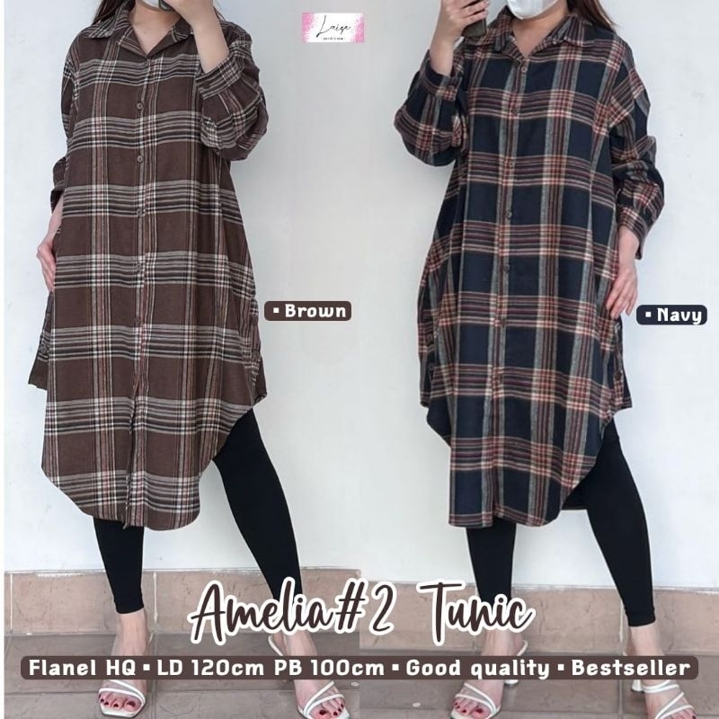 livia long tunik kotak kotak moca kemeja tunik kemeja flanel premium tunik muslim baju atasan kekini