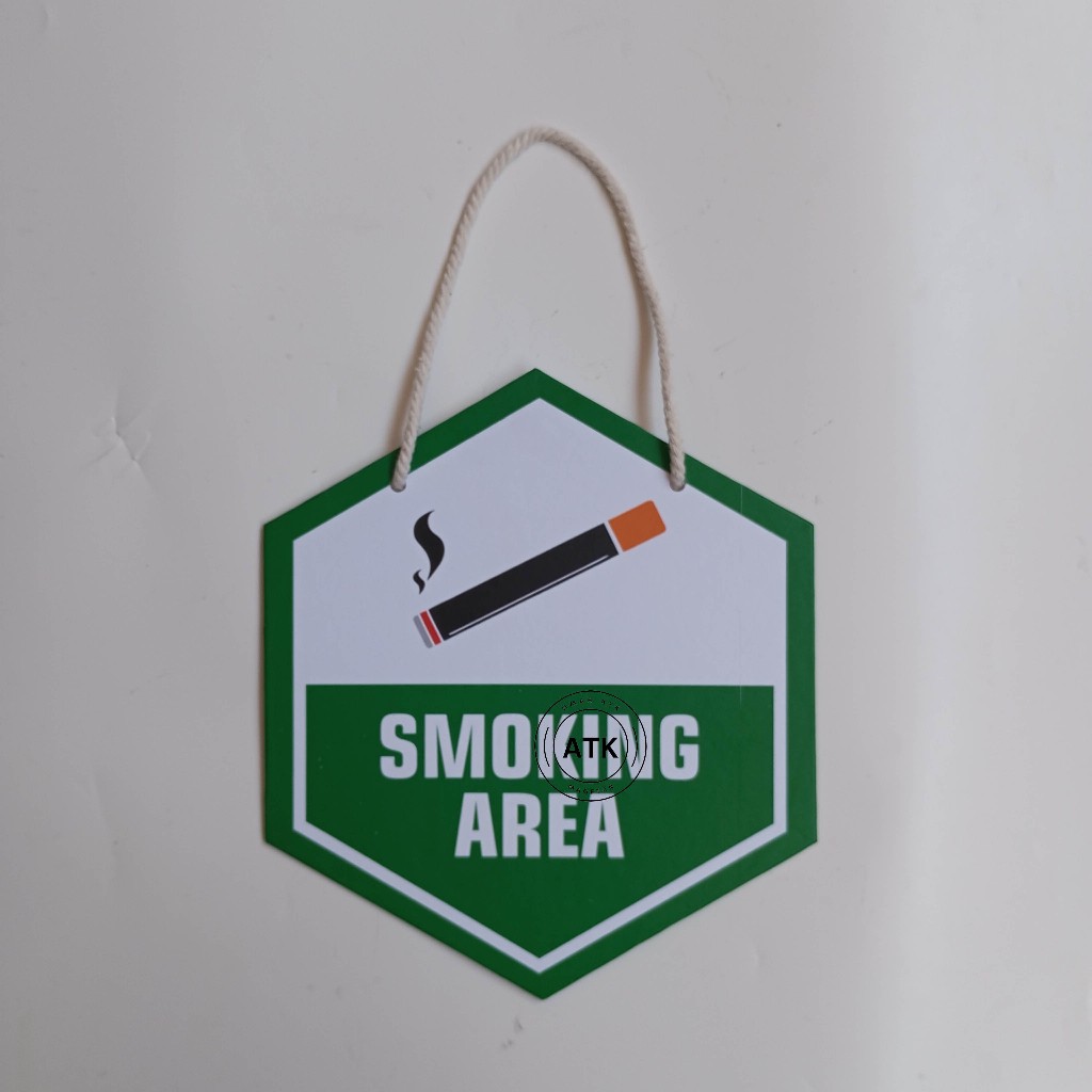 

Hard Poster Smoking Area - Area Merokok - Kawasan Merokok