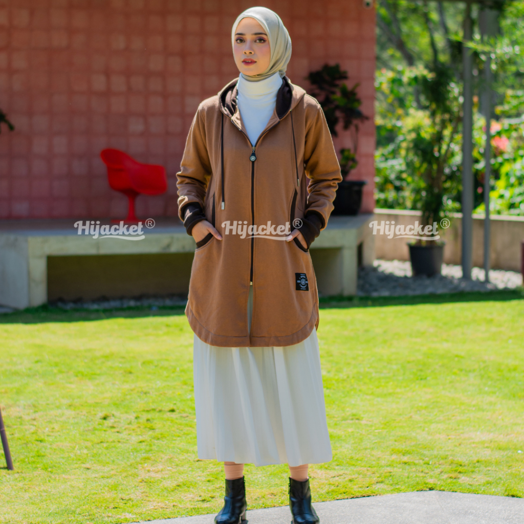 Jaket Hijaber Hijacket Elektra series | Spesialis Jaket Untuk UMROH & Traveling Luar Negeri