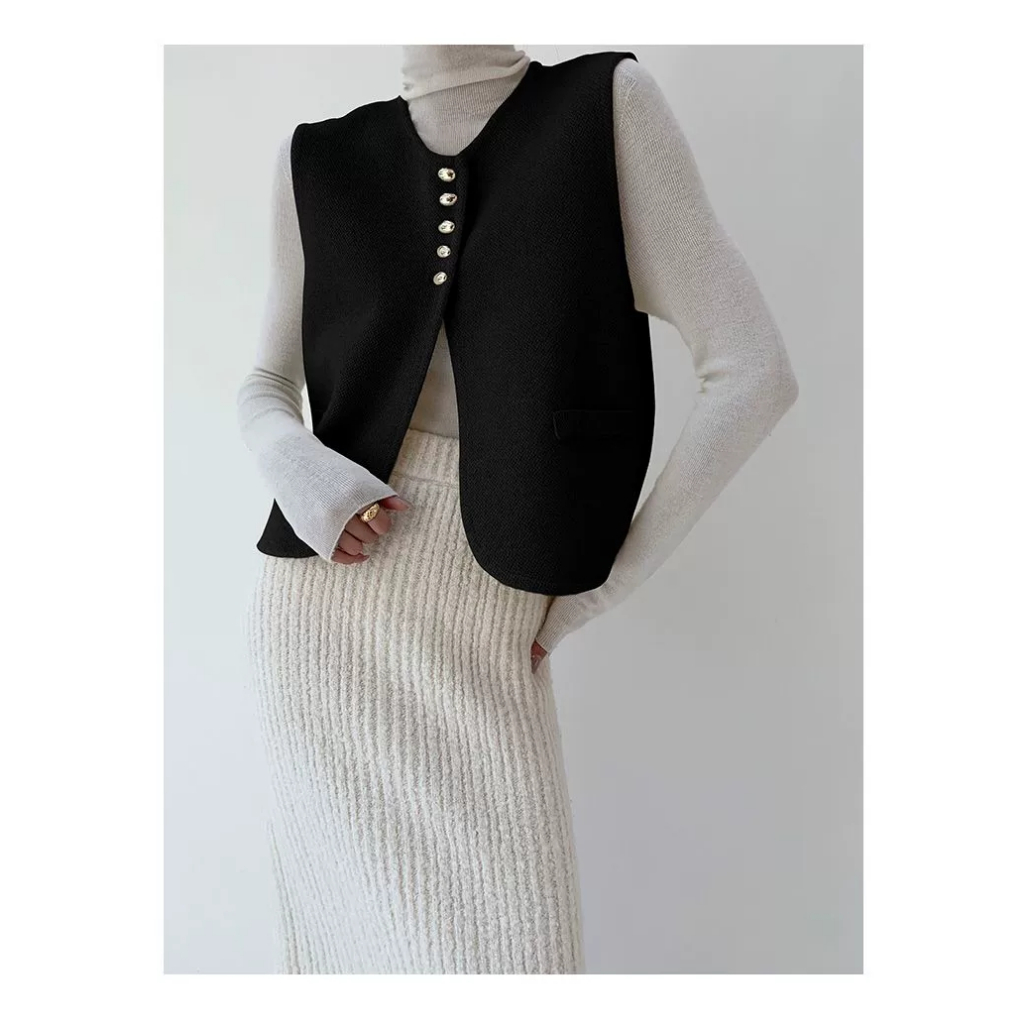 CURATED CLOSET VEST/VEST WANITA/VEST KOREA/VEST KOREAN STYLE/ATASAN WANITA KOREAN STYLE/ATASAN HIJAB