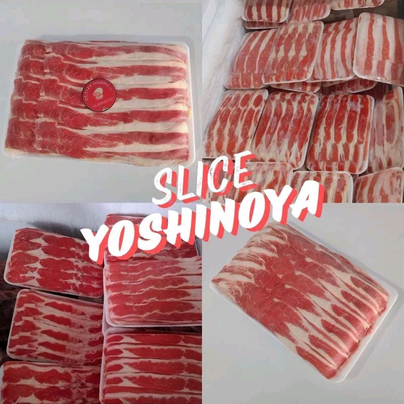 

Beef Slice Yoshinoya/ berlemak Australia 500gr halal berkualitas