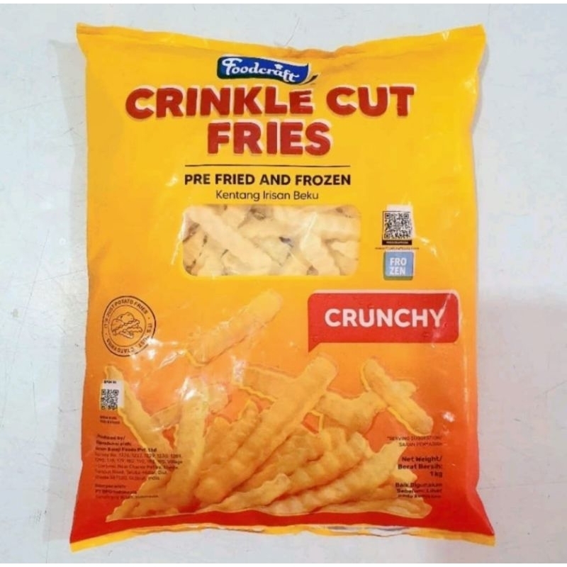 

Kentang Crinkle - Foodcraft 1 kg