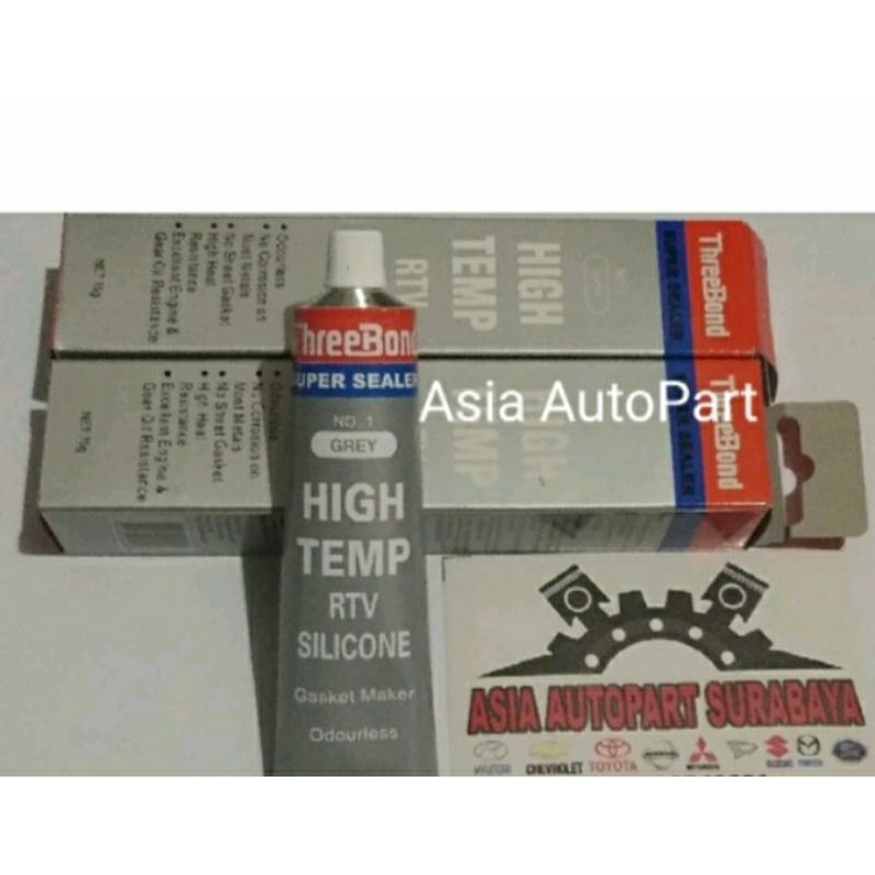 

LEM TRHEEBOND RTV SILICONE SUPER SEALANT GREY HIGH TEMP 75gr