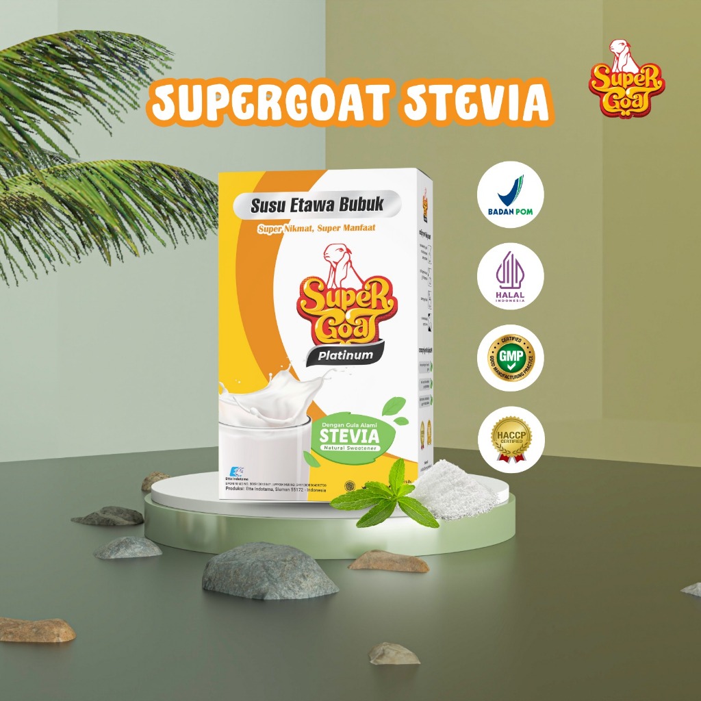 

Super Goat Sarapan Susu Etawa Khusus Diabetes Dan Gula Darah 0 Kalori 1 Box