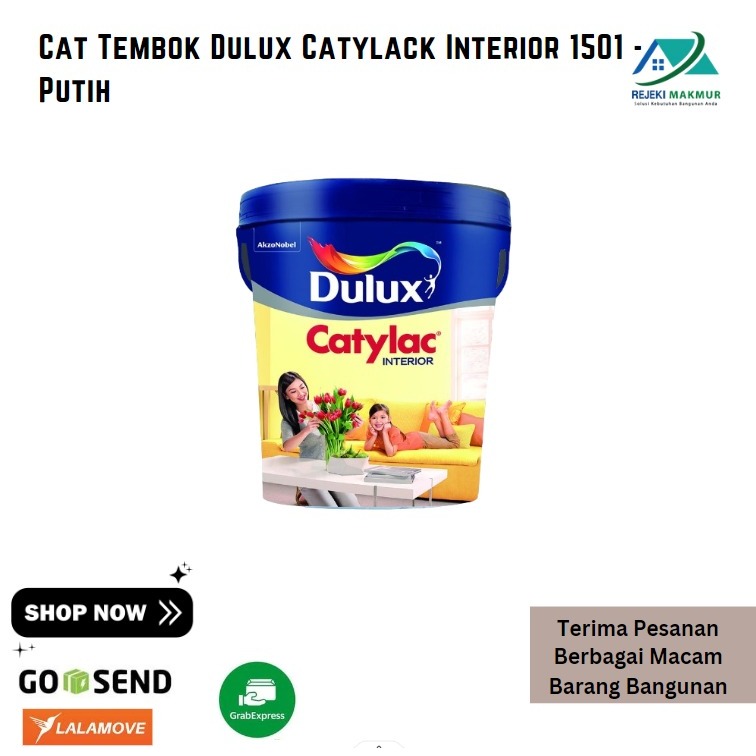 Cat Tembok Dulux Catylack Interior 1501 - Putih