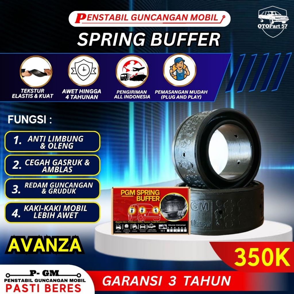 Buffer Spring , Spring Buffer Khusus AVANZA , Dumper Mobil , Damper Mobil , Damper Shock Mobil , Ban