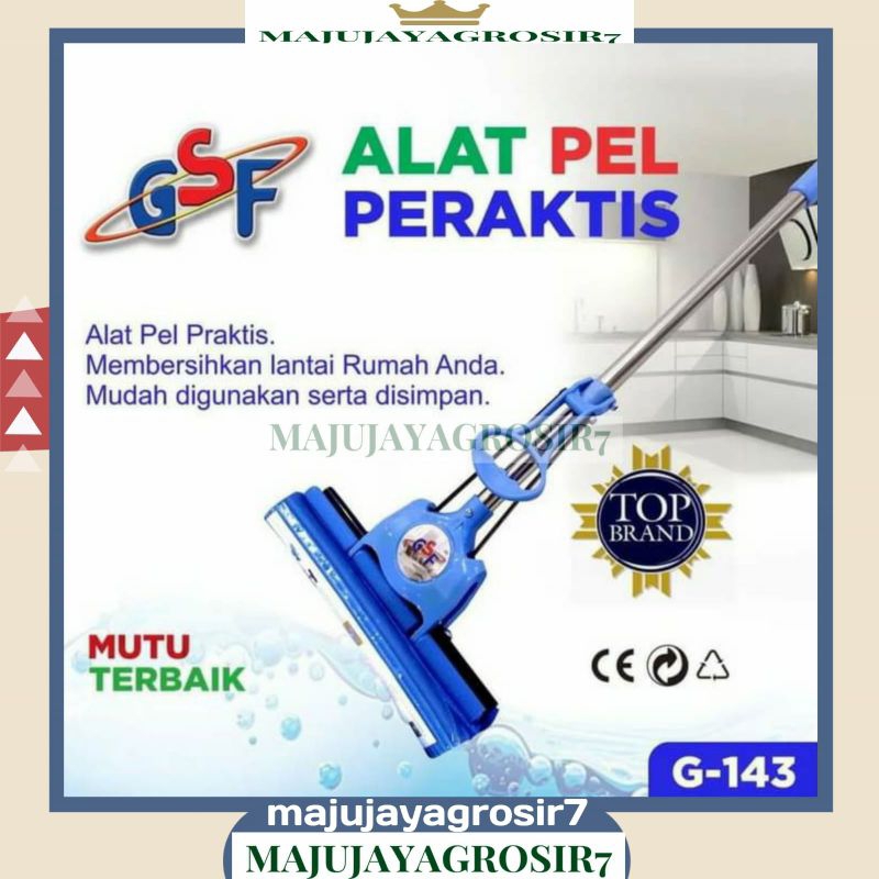 SODOK PEL GSF G-143 / SODOK ALAT PEL PRAKTIS GSF G 143 / ALAT PEL LANTAI SPONS DENGAN PERASAN LIPAT 