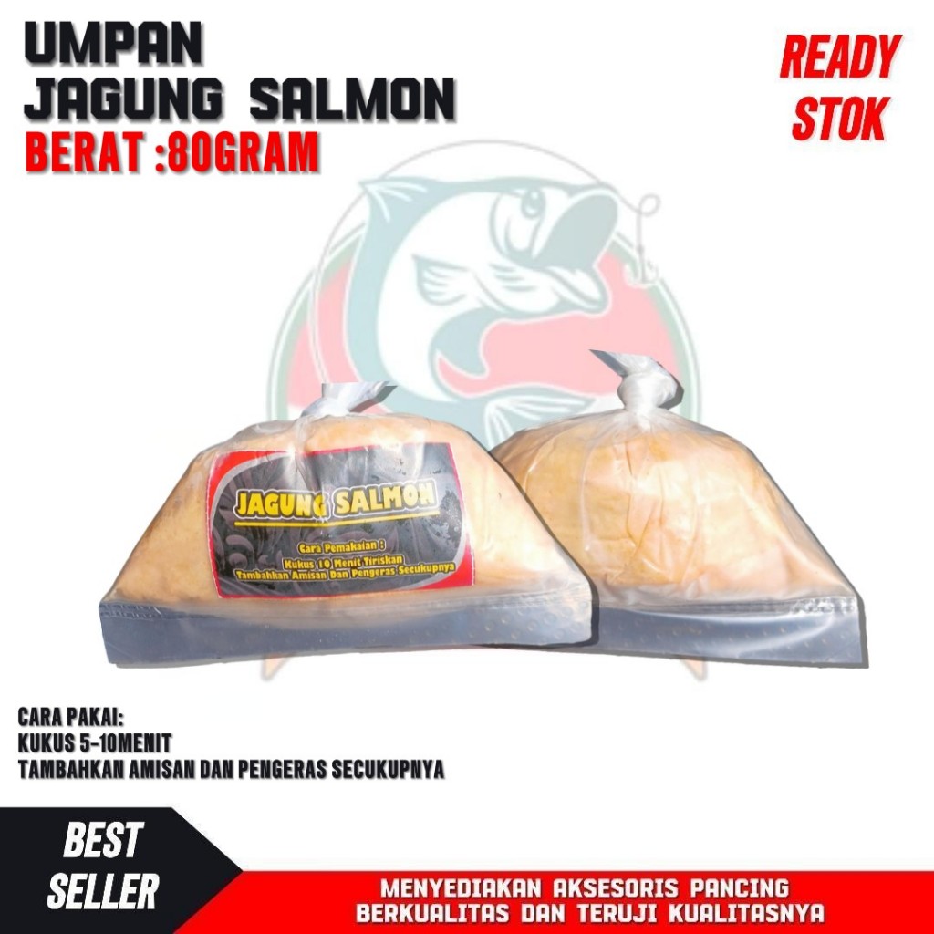 umpan ikan mas jagung salmon umpan mancing - umpan ikan mas terlaris sobirin fishing