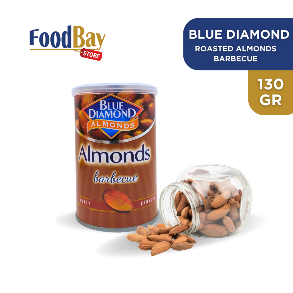 

BLUE DIAMOND Roasted Almonds Barbecue 130 Gr / Kacang Almond Panggang Rasa Barbecue 130gr