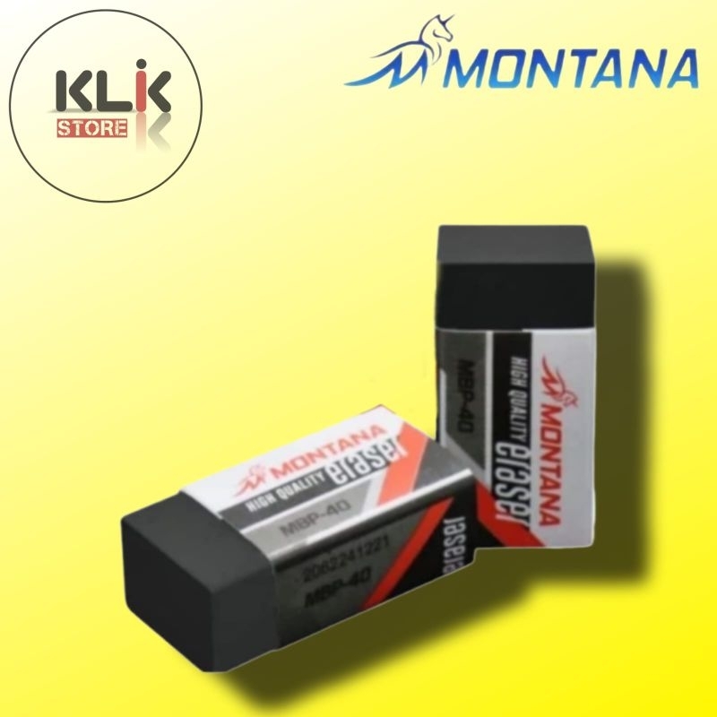 

Penghapus Montana MBP-40 / Eraser Kecil / Penghapus Hitam