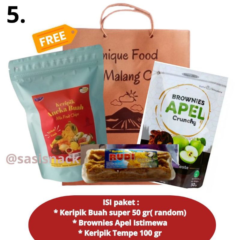 

Ssl09 PAKET OLEH OLEH Malang Exlusive Free Tas