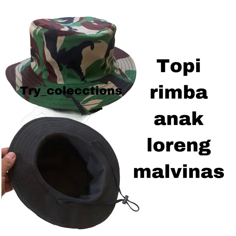 Topi rimba anak loreng malvinas - topi anak loreng