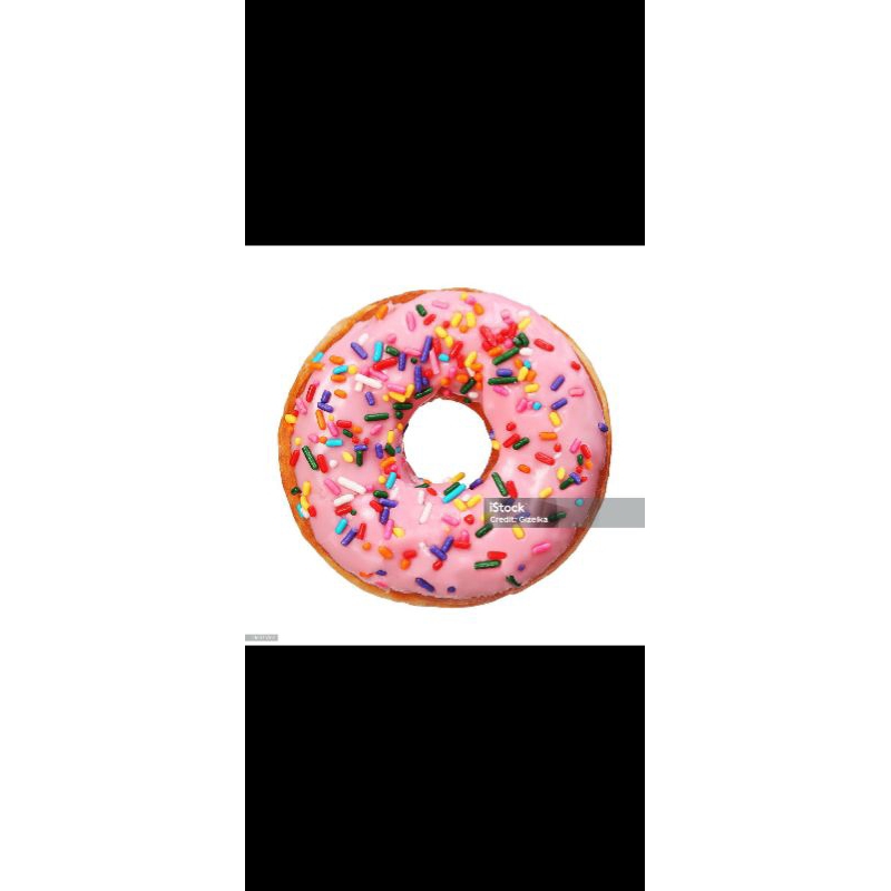 

donut strawberry