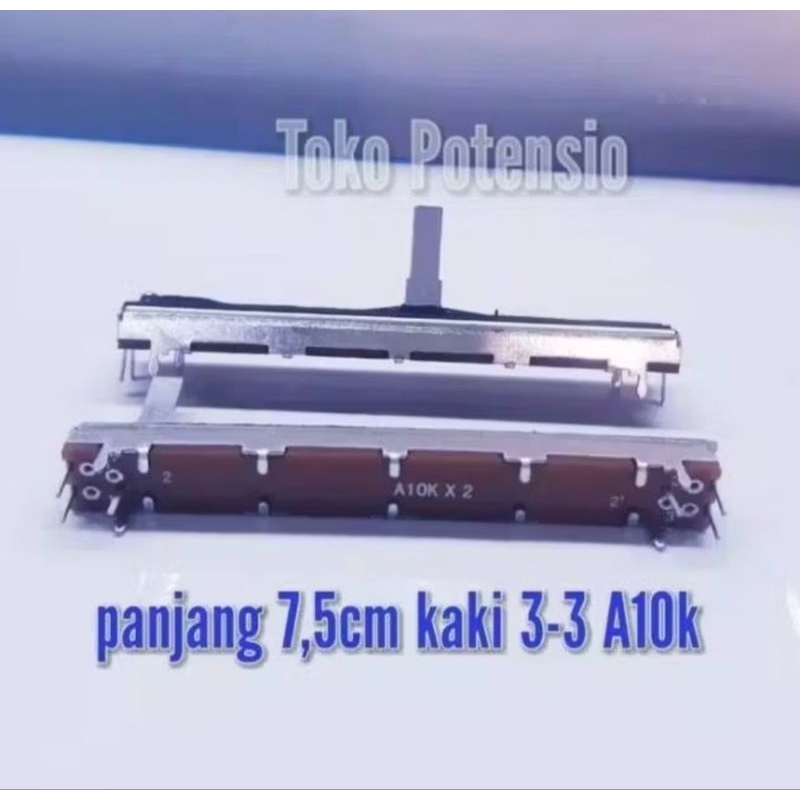 POTENSIO GESER 7,5CM KAKI 3-3 A10K