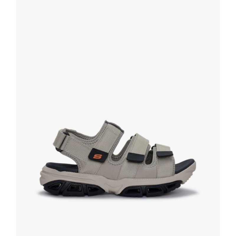 Sandal Pria Skechers Atlan Black(ORIGINAL100%)SKE210444TAN