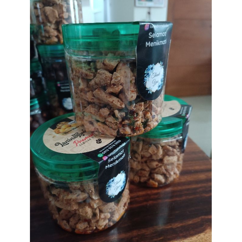 

snack home made || Basreng daun jeruk