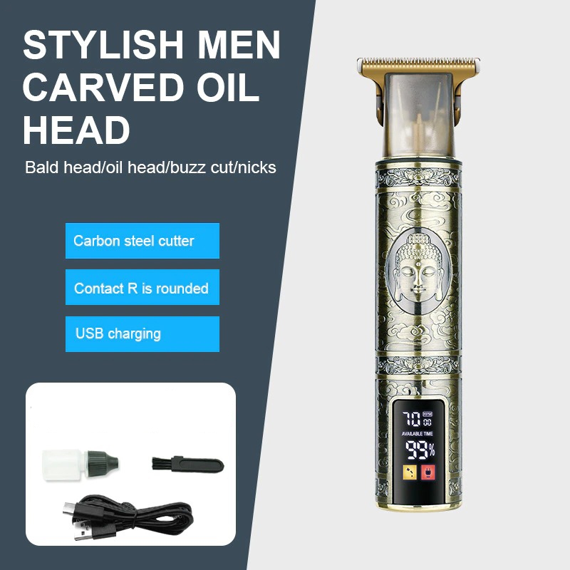 Alat Cukur Rambut Elektrik Hair Clipper Trimmer Model Buddha