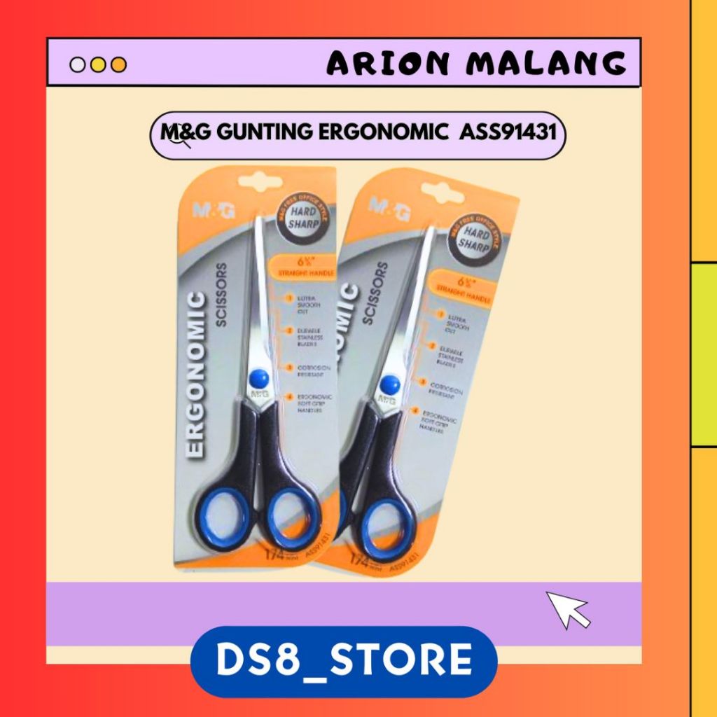 

M&G Gunting Ergonomic 174mm ASS91431