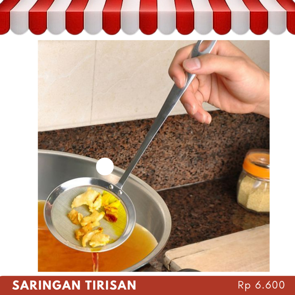 Saringan Minyak Halus Stainless Serokan Tirisan Gorengan Saringan  Minyak Halus Saringan Tirisan Hal