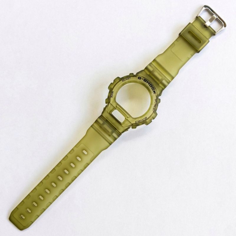 BNB BEZEL STRAP CASIO G-SHOCK GSHOCK DW 6900 DW 6600 JELLY DOFF OLIVE GREEN
