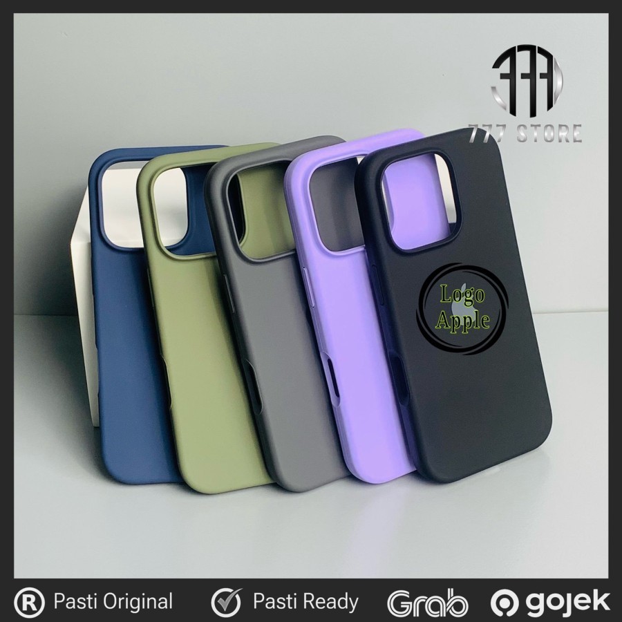 Case Iphone 16 Pro Max | Plus Liquid Bludru Premium Soft Cover Casing